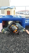 Fire-Rescue-EMR Students going through SCBA Confidence Course